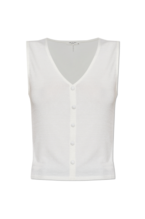 Top with decorative buttons