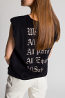 AllSaints BLACK ‘We Are Coni’ sleeveless T-shirt