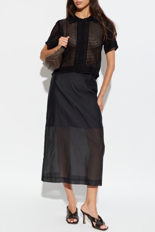 FRAME Turtleneck with a decorative knit