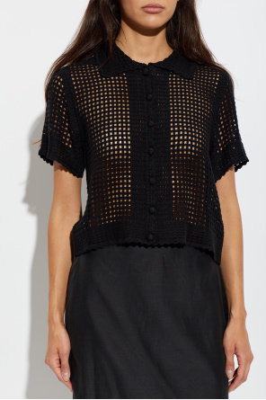 FRAME Turtleneck with a decorative knit