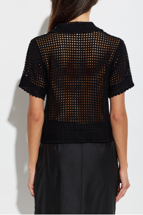 FRAME Turtleneck with a decorative knit