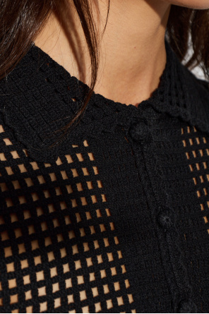 FRAME Turtleneck with a decorative knit