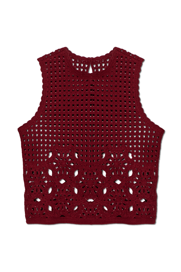 Crochet sleeveless top od FRAME