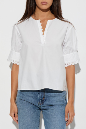 FRAME V-neck top