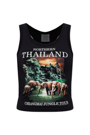 Top con estampado od VETEMENTS