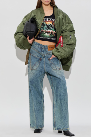 Top con estampado od VETEMENTS