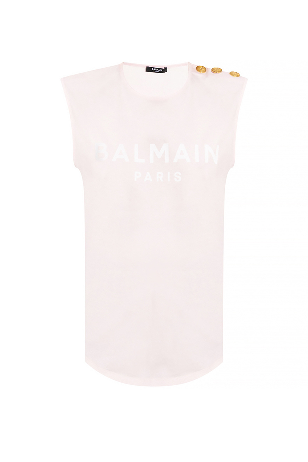 Balmain Sleeveless top with logo | Women's Clothing | Vitkac