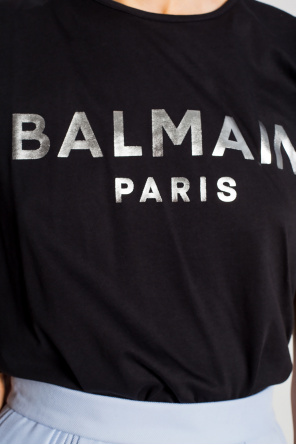 balmain shorts Sleeveless top with logo