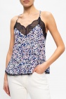 Zadig & Voltaire NAVY BLUE Patterned top with straps