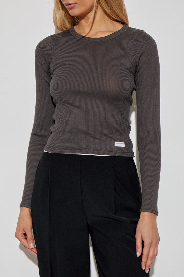Alexander Wang Dessous-Top mit langen Ärmeln