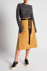 Proenza Schouler Rose Imprint Skirt Openwork sweater