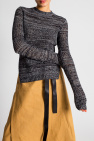 Proenza Schouler Rose Imprint Skirt Openwork sweater