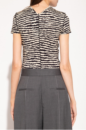 Proenza Schouler White Label Top with animal tweed