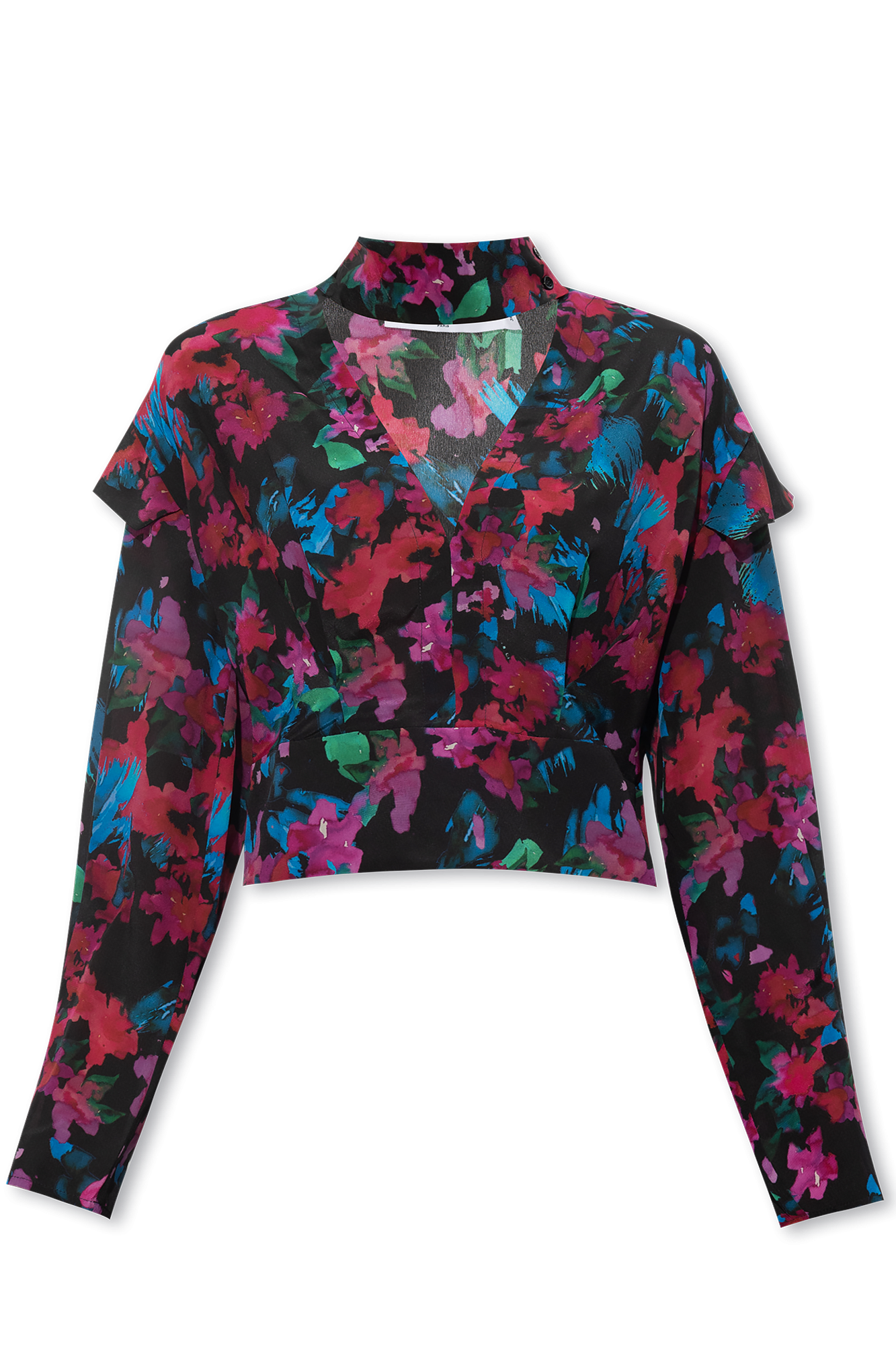 Shop Iro ‘martina' Floral Top In Multicolour