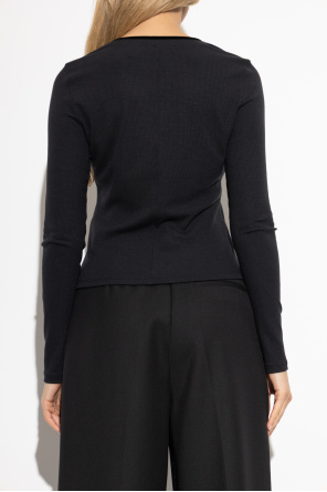 FRAME Top con escote en pico