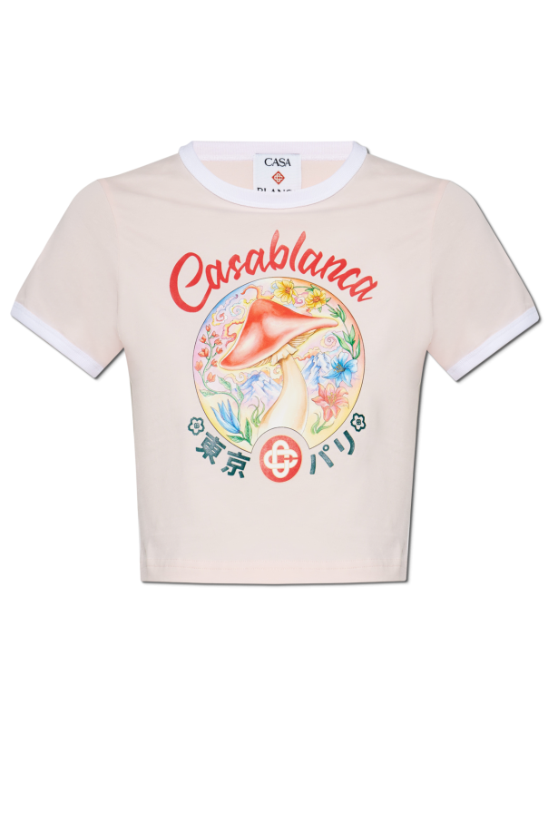 T-shirt with logo od Casablanca