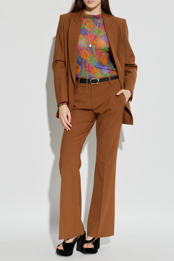 Etro Top de punto "Wzorzysty"