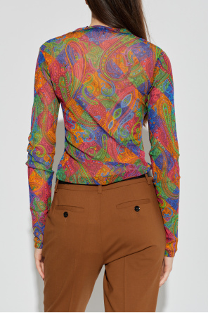 Etro Top de punto "Wzorzysty"