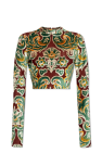 Etro Velvet pattern top