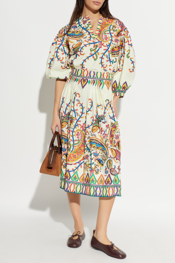 Etro Top com decote em forma de coração