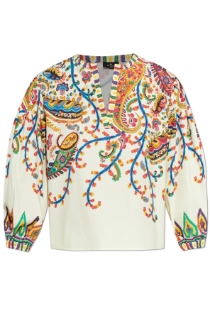 Top with sweetheart neckline od Etro