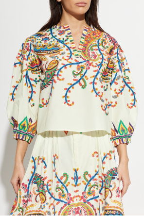 Etro Top com decote em forma de coração