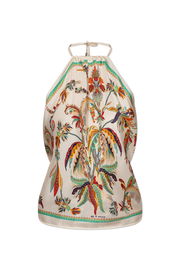 Silk top od Etro