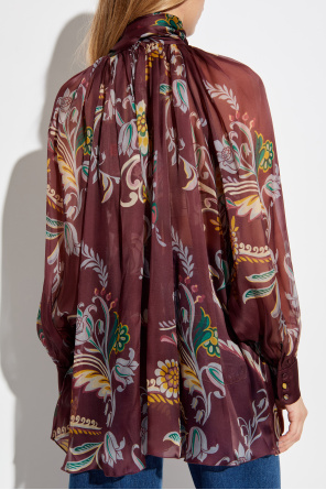 Etro Silk top with print
