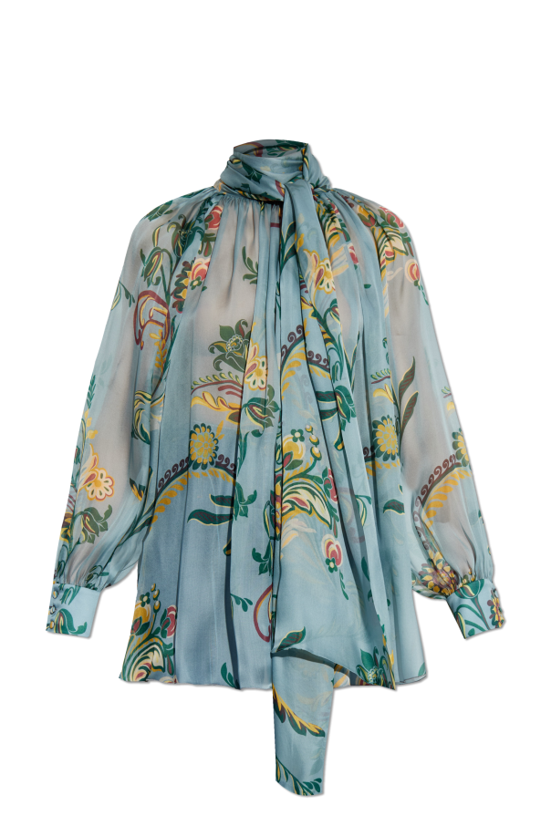 Silk top od Etro