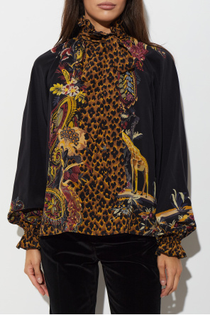 Etro Jedwabny top z apaszką