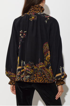 Etro Jedwabny top z apaszką