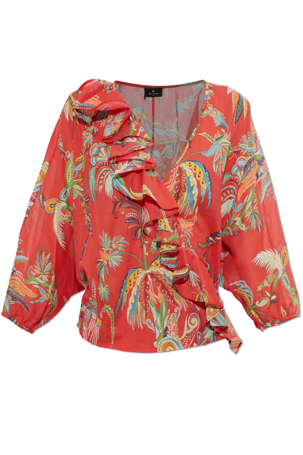 Top with a V-neckline od Etro