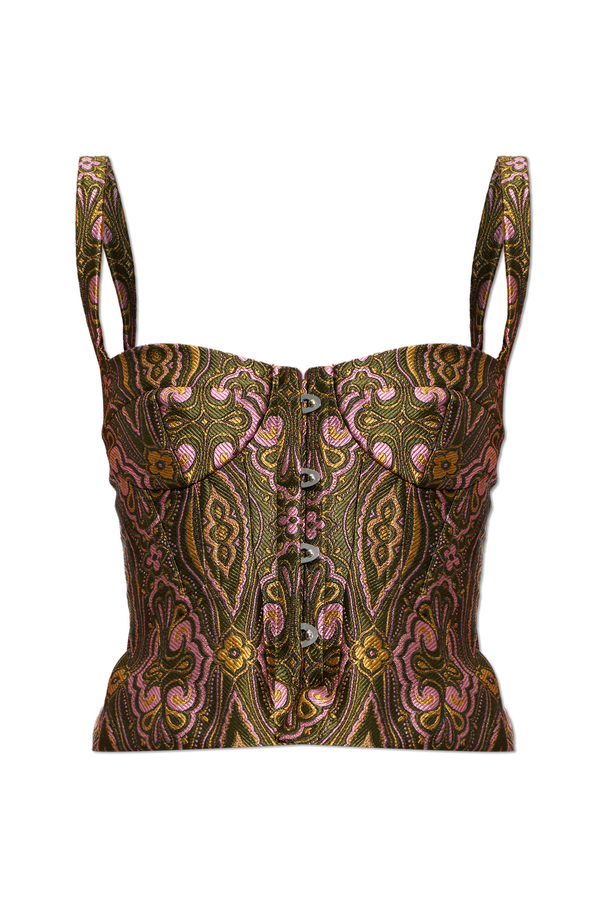 Etro Fitted patterned top