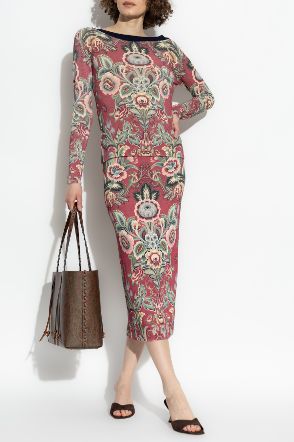Etro Suéter con motivo floral