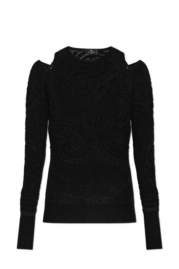 Top with shoulder slit od Etro