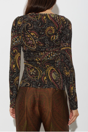 Etro Top z lureksową nicią