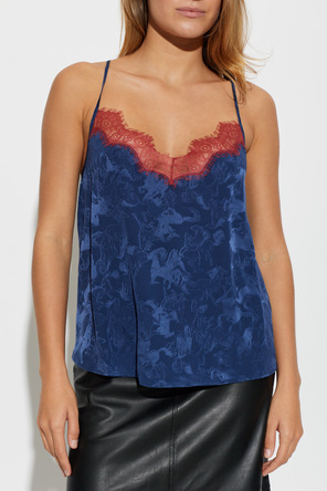 Zadig & Voltaire Jedwabny top ‘Cespa’