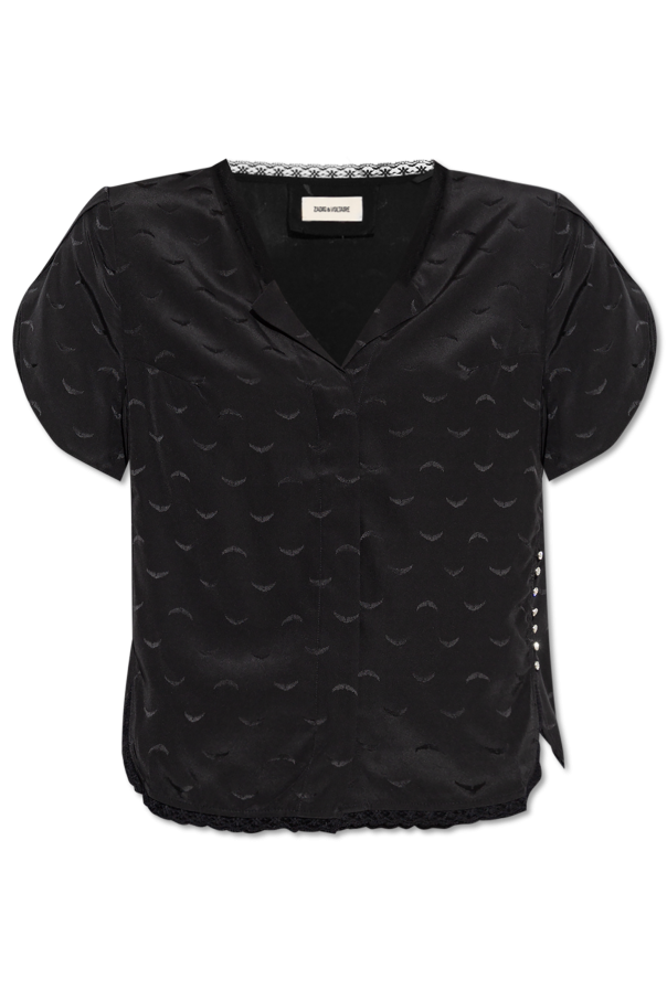 Zadig & Voltaire Top with embroidered Tiffany logo