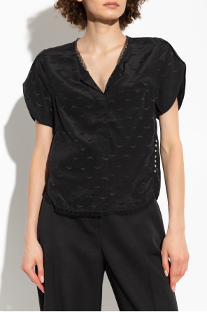 Zadig & Voltaire Top with embroidered Tiffany logo