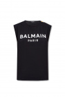 Balmain shorts metallic B logo-patch track pants