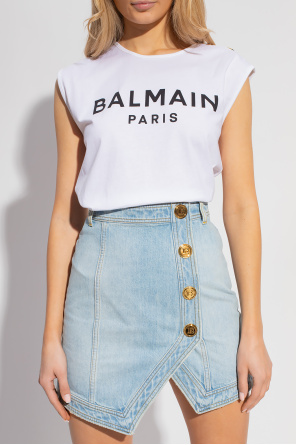 Balmain shorts Balmain shorts Disco Embossed Leather Circle Crossbody Bag