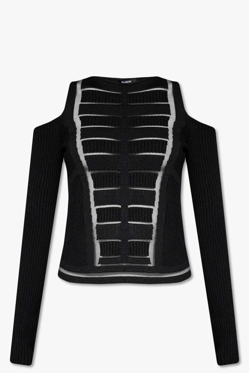 Balmain Top with openwork inserts