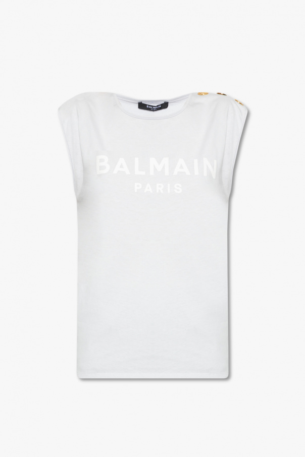 Balmain balmain compilation cropped denim jacket item