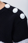 Balmain BLACK Striped sweater