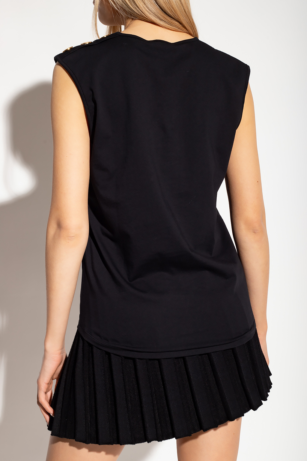 balmain Loose Sleeveless top