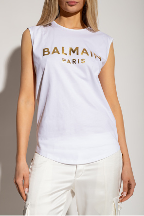 Balmain Top bez rękawów