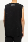 Balmain BLACK Sleeveless T-shirt