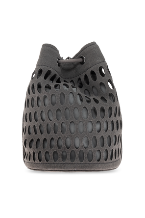 Puma Bolso crossbody gris PUMA X J.L-A.L de piel perforada para hombre