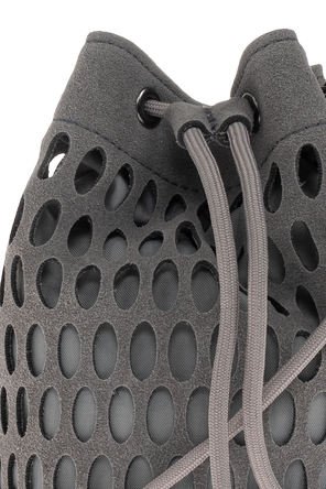 Puma Bolso crossbody gris PUMA X J.L-A.L de piel perforada para hombre