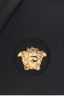 Versace 'DRAGON DIFFUSION interwoven leather tote bag Schwarz